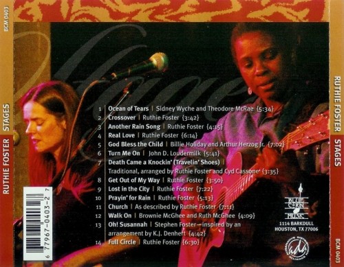 Ruthie Foster - Stages (2004)LIVE Lossless  