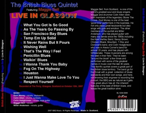 The British Blues Quintet feat. Maggie Bell - Live In Glasgow (2007)