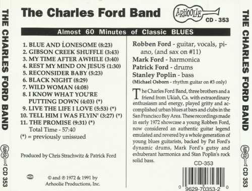 The Charles Ford Band - The Charles Ford Band (1972) 1991 Lossless