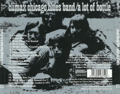 Climax Chicago Blues Band - A Lot Of Bottle (1970) (2013)Lossless