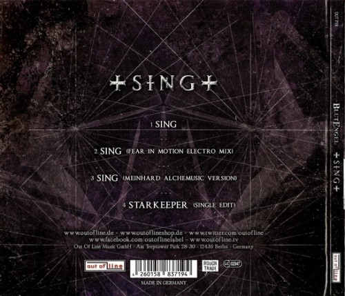 BlutEngel - Sing  [Single] (2015) (Lossless+mp3)