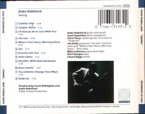 Duke Robillard - Swing (1988) Lossless