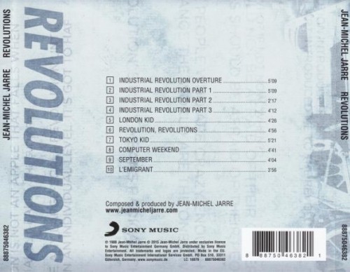 Jean Michel Jarre - Revolutions (1988) (reissue 2015) (Lossless+MP3)