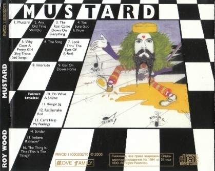 Roy Wood - Mustard (1975) [Reissue 2000] Lossless+MP3