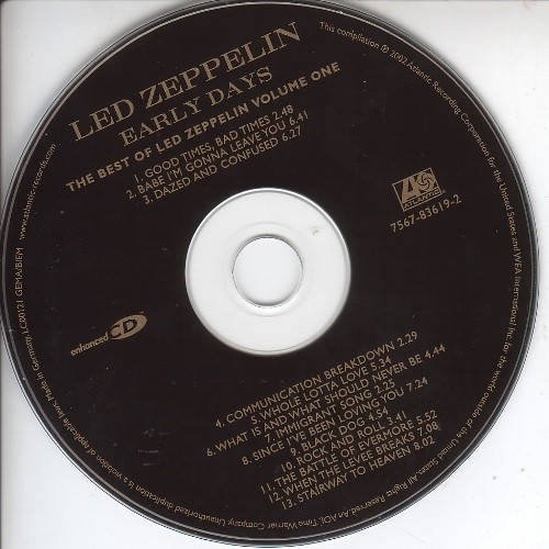 Led Zeppelin - Early Days (The Best Of Led Zeppelin Volume One) 1999 (lossless)