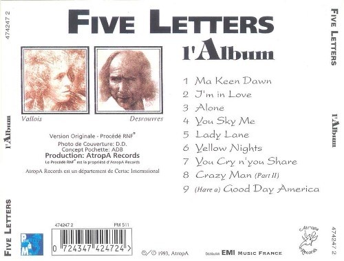 Five Letters - l'Album 1993 (Lossless+Mp3)