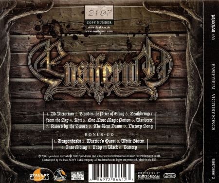 Ensiferum - Victory Songs [2CD] (2008) (Lossless)