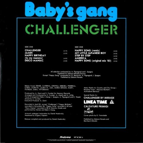 Baby's Gang - Challenger 1985 (LP) (reissue 2014) (Lossless+MP3)