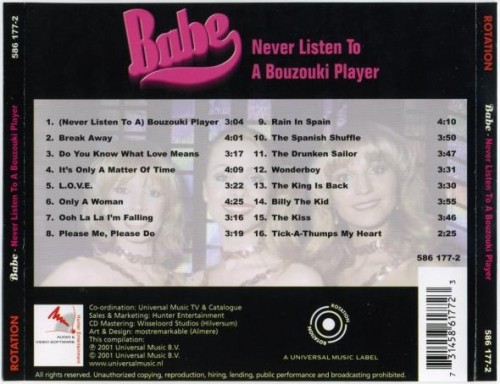 Babe - Never Listen To A Bouzouki Player (2001) (Lossless+MP3)