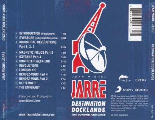 Jean Michel Jarre - Destination Docklands (1989) (reissue 2014) (Lossless+MP3)