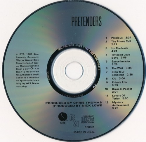 Pretenders - Pretenders 1980 (Lossless + mp3)