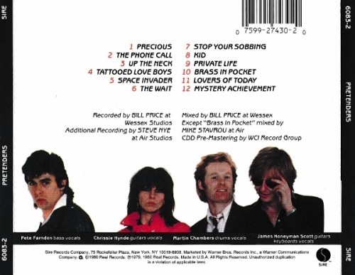 Pretenders - Pretenders 1980 (Lossless + mp3)