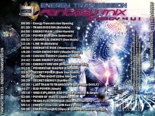 VA - FANTASY MIX 153 - Energy Transmission - Energy 4 U ! ( Full Effect Megamix) 2015 (by SpaceAnthony)