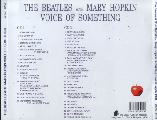 The Beatles with Mary Hopkin - Voice of Something (2007) 2CD Lossless