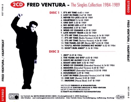 Fred Ventura - Heartbeat Complete Singles Collection 1984-1989 (2000) (Lossless)