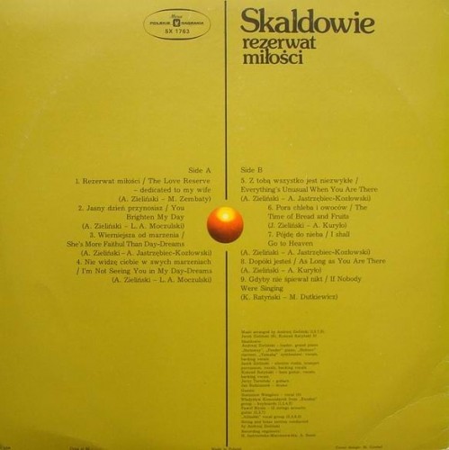 Skaldowie - Rezerwat Milosci (1979) (LP)