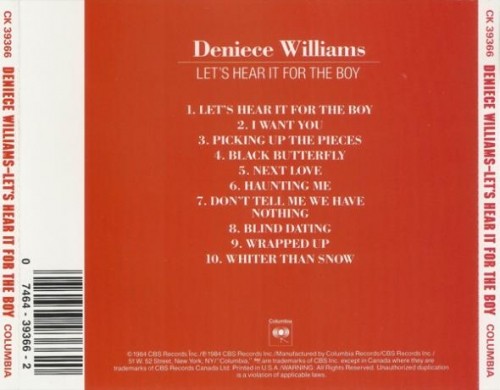 Deniece Williams - Let's Hear It For The Boy (1984)