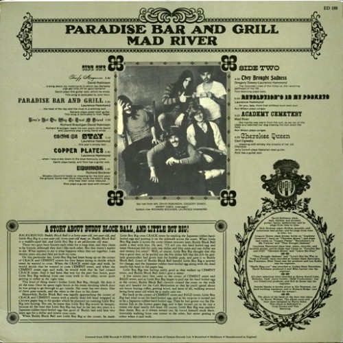 Mad River - Paradise Bar And Grill 1969 (Vinyl Rip 24/192) Lossless