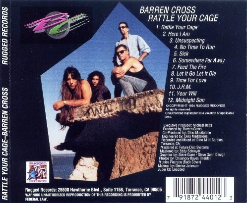  	 Barren Cross - Rattle Your Cage (1994) Lossless