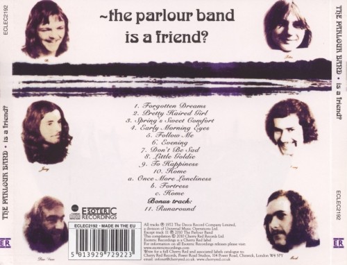 The Parlour Band - Is A Friend (1972)[2010] Lossless