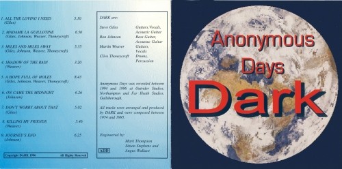 Dark - Anonymous Days [1974-95][1996] Lossless