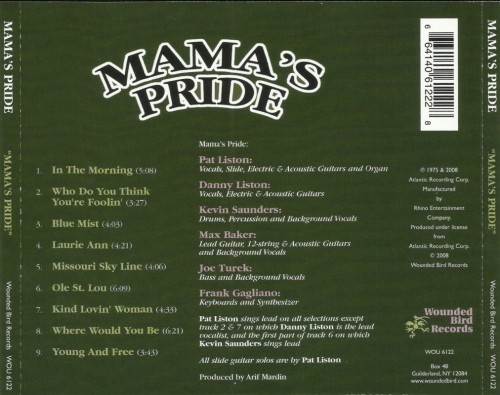 Mama's Pride - Mama's Pride [1975][2008] Lossless