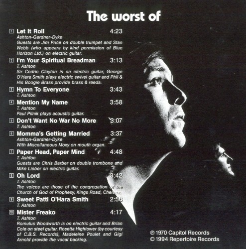 Ashton, Gardner & Dyke - The Worst of Ashton, Gardner & Dyke (1970) [1994] Lossless