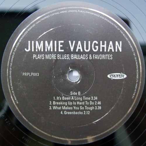 Jimmie Vaughan - Plays Blues, Ballads & Favorites 2011