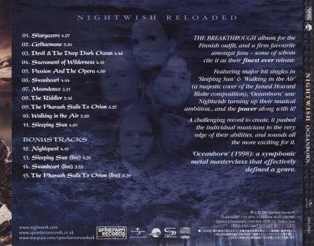 Nightwish - Oceanborn [Japanese Edition] (1998) [2012] (Lossless)