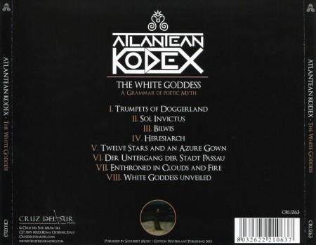 Atlantean Kodex - The White Goddess (2013) (Lossless)