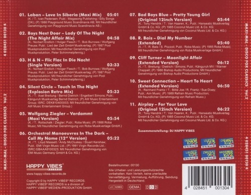 VA - Maxi-Mal - Disco Fox Classics Vol. 2 (2007) (Lossless+mp3)