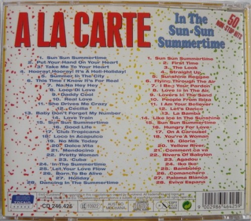 A La Carte - In The Sun-Sun-Summertime 2CD (2005) (Lossless+mp3)