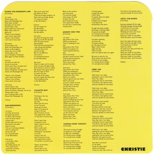 Christie - Christie (Featuring San Bernadino And Yellow River) 1970 (+Bonus tracks 2009 Japan) Lossless