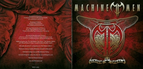 Machine Men - Circus Of Fools (2007) (Japan Ed)