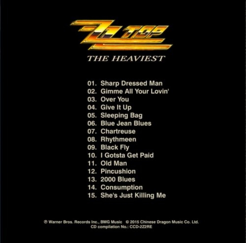 ZZ TOP - The Heaviest [Compilation] (2015) (Lossless)