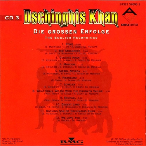 Dschinghis Khan - Die Grossen Erfolge 1998 [Lossless+Mp3]