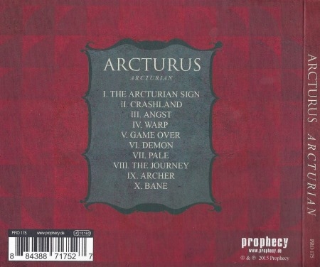 Arcturus - Arcturian (2015) (Lossless)