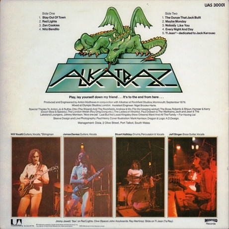 Alkatraz - Doing A Moonlight 1976 (Vinyl Rip 24/192) Lossless