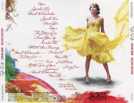 Taylor Swift - Speak Now (2CD) [Japanese Editon] (2010) (Lossless)