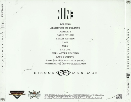 Circus Maximus - Nine [Japanese Edition] (2012) (Lossless)