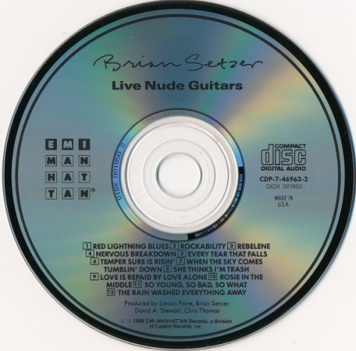 Brian Setzer - Live Nude Guitars 1988 (Lossless + mp3)