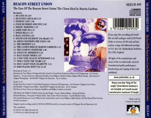 Beacon Street Union - The Eyes Of The Beacon Street Union/The Clown Died In Marvin Gardenz (1967-68) (1998) Lossless