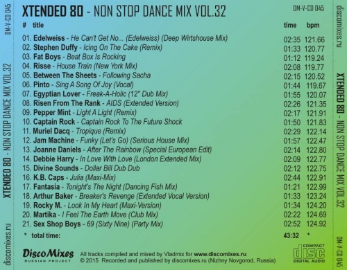 Xtended 80 - Non Stop Dance Mix Vol.32 (2015)