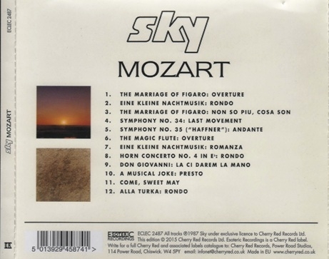 Sky - Mozart 1987 (Esoteric Rec. 2015) Lossless