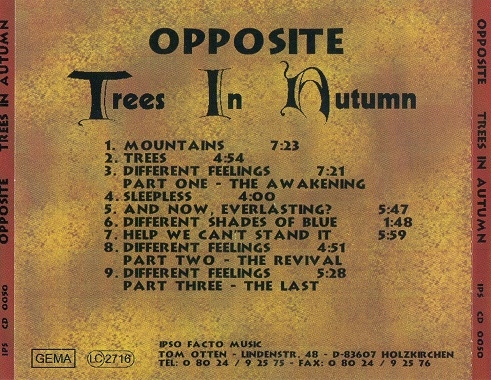 Opposite - Trees In Autumn  1997