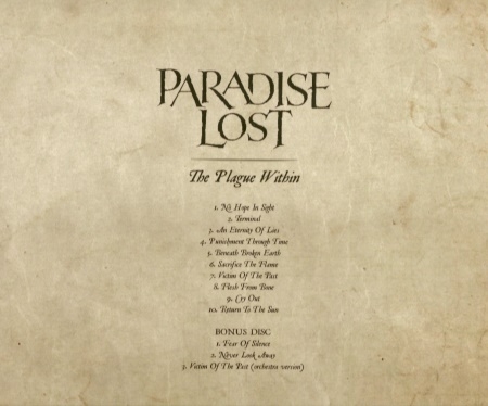 Paradise Lost - The Plague Within (Deluxe Edition) [2CD] (2015) (Lossless)