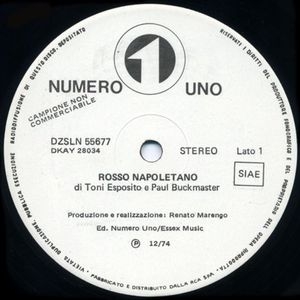 Toni Esposito - Rosso Napoletano 1974 