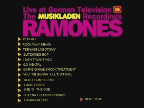 Ramones - Live At German Television: The Musikladen Recordings (2014) [DVD5]