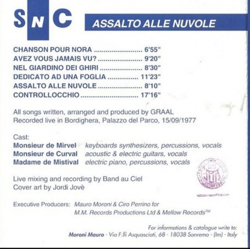 SNC - Assalto Alle Nuvole (Live) 1977