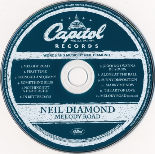 Neil Diamond - Melody Road (2014) Lossless + mp3